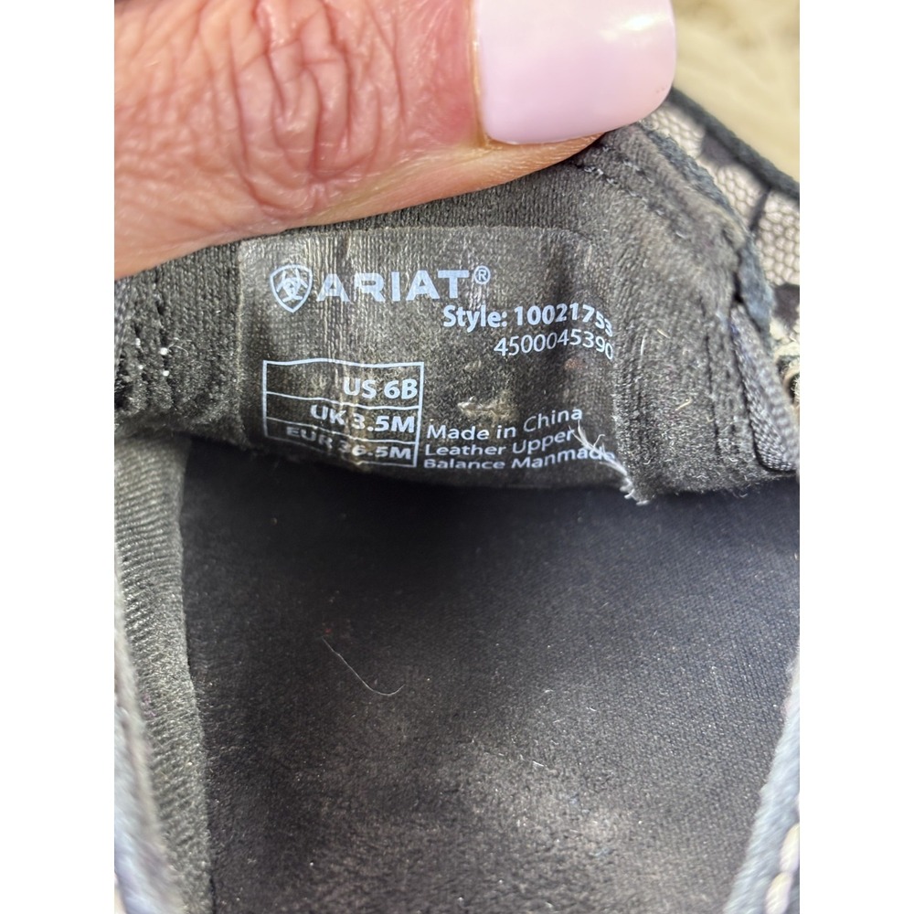 Ariat Cruiser Slip On Shoes Women's 6B Black Suede Comfort Casual - Picture 8 of 9